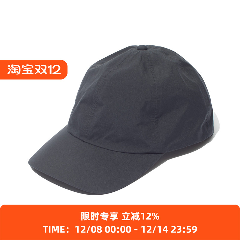 F/CE PERTEX 6 PANEL CAP PERTEX防水透湿机能性帽子 纯色鸭舌帽