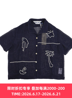 INSULAiRE 岛民 Hand-Embroidered Voyage Shirt手工刺绣航海衬衫
