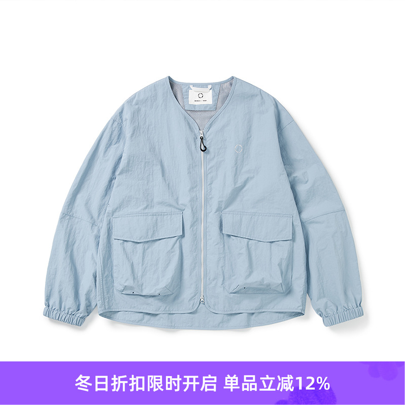 WHEELSandWIND无领夹克