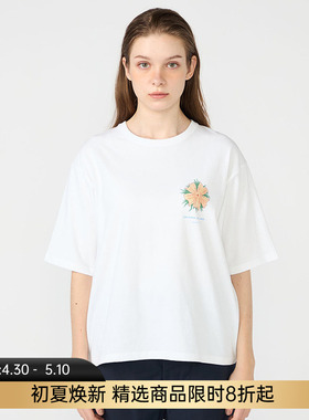 nanamica OOAL Graphic Tee 有机棉宽松女装圆领短袖T恤