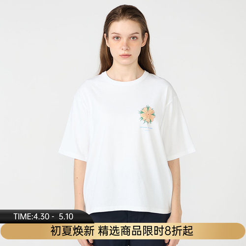 nanamica OOAL Graphic Tee 有机棉宽松女装圆领短袖T恤