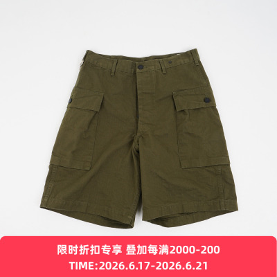 orslow U.S ARMY 2 POCKET CARGO SHORTS 40年代复古美式工装短裤