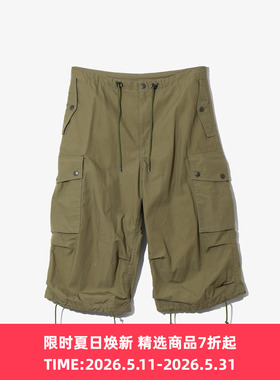 Needles Field Short - Cotton Ripstop 军事风工装短裤