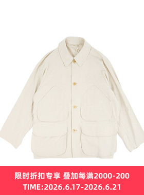blurhms Silk/Cotton Nep Hunting Jacket 丝绵混纺猎装夹克