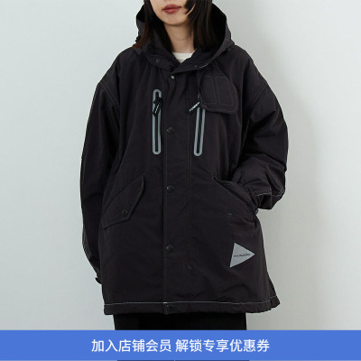 and wander fishtail Octa coat 内里抓绒军事风鱼尾机能户外大衣