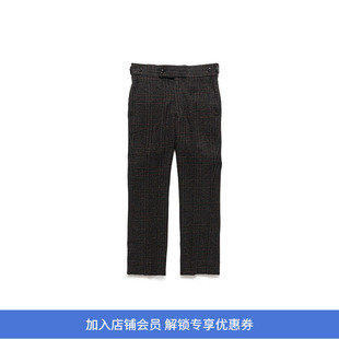 Needles Side Tab Trouser - Wool Windowpane 复古羊毛休闲长裤