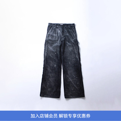 SOE Splashed Painter Trousers 泼墨做旧灯芯绒长裤