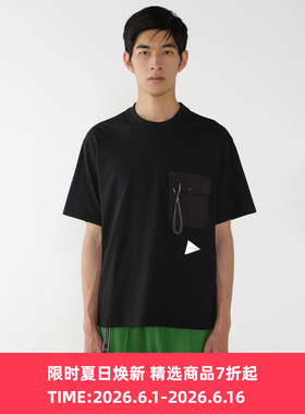 and wander pocket T 男女COOLMAX吸湿透气圆领短袖口袋T恤