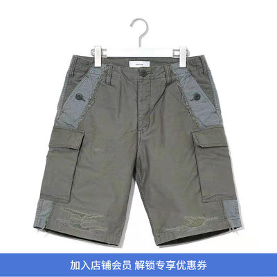 FACETASM破坏工装短裤日本制