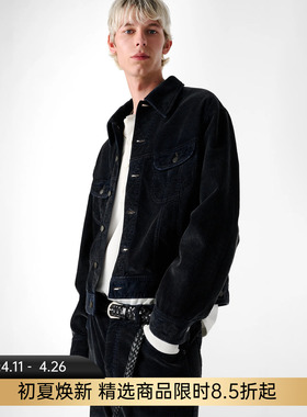 STUDIO NICHOLSON JACKETS - TRUCKER JACKET 男装灯芯绒夹克外套