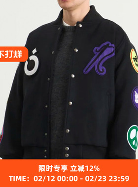 NOMA x Needles Patch Varsity Jacket 联名款棒球夹克