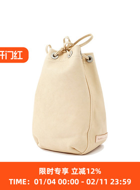 hobo DRAWSTRING BAG植鞣马皮抽绳束口包 巾着袋手提包