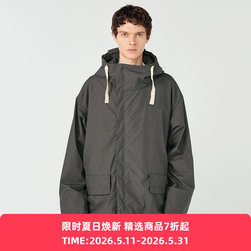 nanamica Hooded Deck Jacket 男女款机能性面料宽松廓形连帽夹克