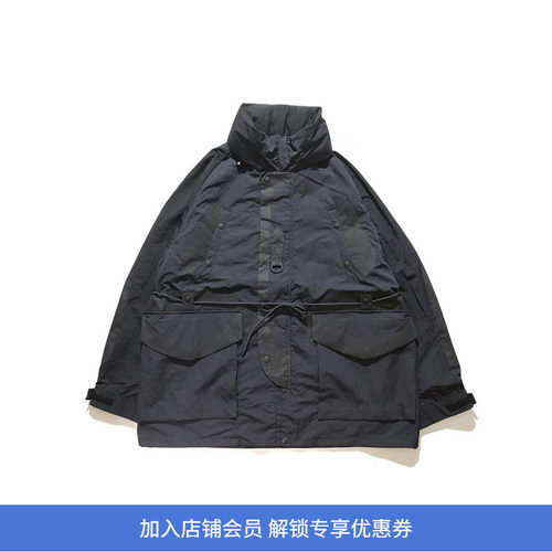 norbit Printed patch mountain parka 盐缩尼龙防水户外风夹克