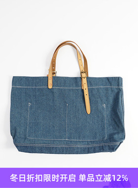 Alternative Country LAZY SIMON 美式复古牛仔托特包 手提包