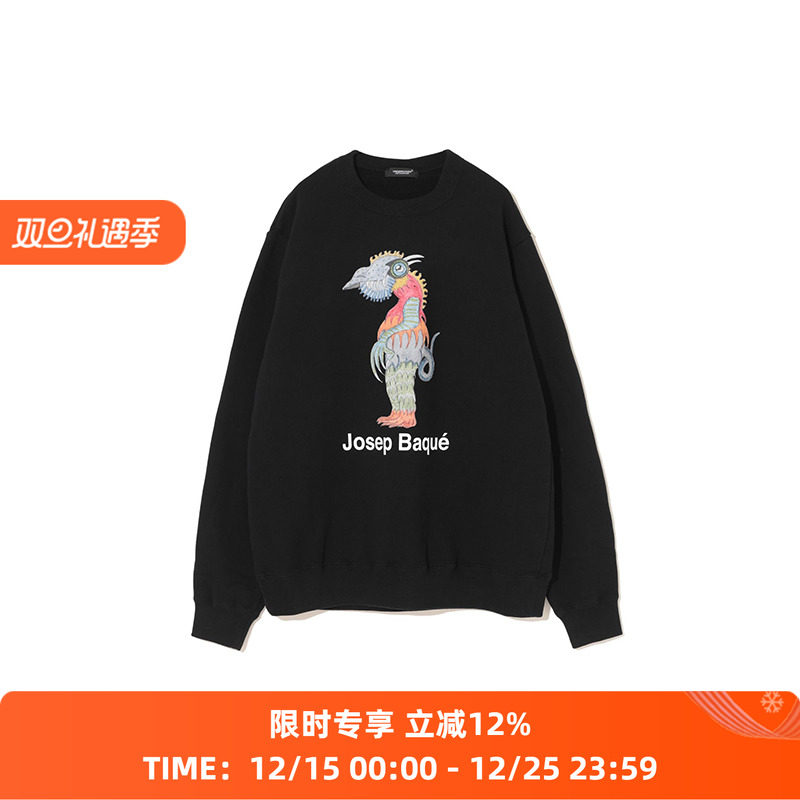 UNDERCOVER C/S 艺术插画长袖圆领T恤