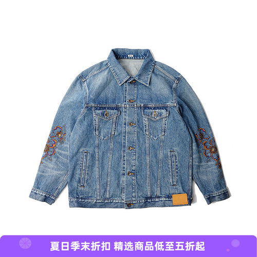 KHOKI Embroidered design denim jacket 手工刺绣牛仔夹克外套