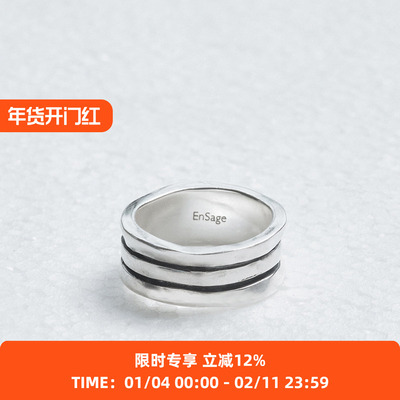 925银日本手工戒指现货