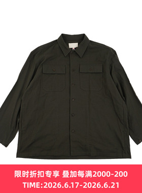 YOKO SAKAMOTO UTILITY SHIRT 军事风宽松工装长袖衬衫
