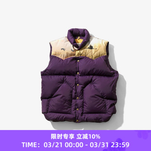 Mountain Rocky Featherbed Down 复古羽绒马甲 Needles 联名款