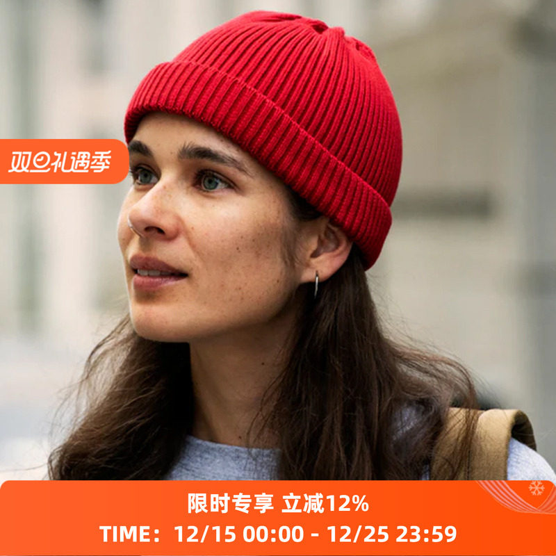 ROTOTO COTTON ROLL UP BEANIE 日本职人制男女中性纯棉针织帽子
