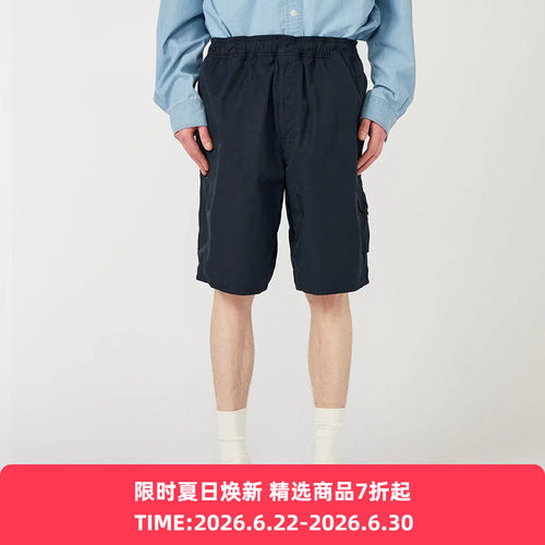 nanamica Nylon Twill Deck Shorts男女款宽松斜纹尼龙军事风短裤