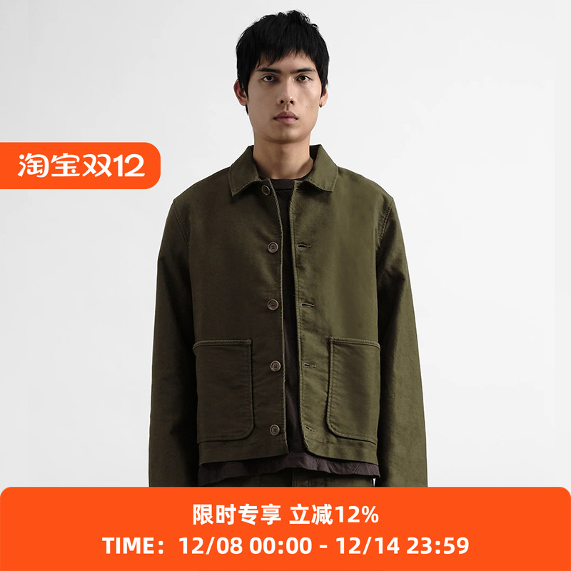 YMC GROUNDHOG JACKET 男装法国绒棉工装夹克外套