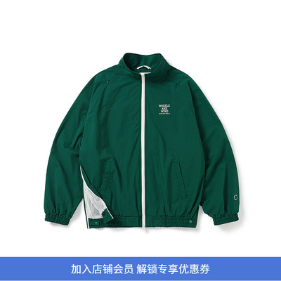 WHEELS and WIND 男女中性款防水防风伸缩性复古运动夹克外套