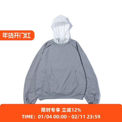 F/CE TEC FRENCH TERRY HOODIE 中性款轻量型机能连帽套头卫衣