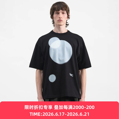 YMC TRIPLE T SHIRT 男女装宽松印花圆领短袖T恤