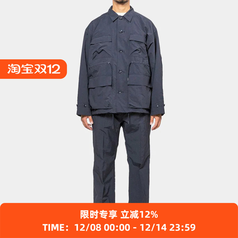 meanswhile军事风衬衫夹克