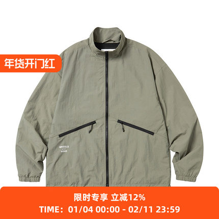 WHEELS and WIND track jacket 立领机能运动夹克 男女外套
