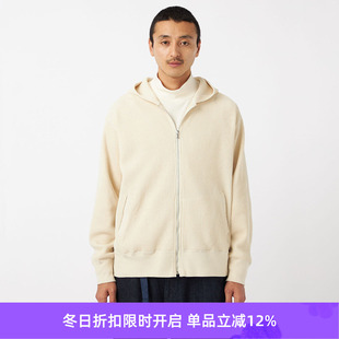 Zip 男女款 Hoodie 华夫格拉链连帽卫衣 Thermal nanamica