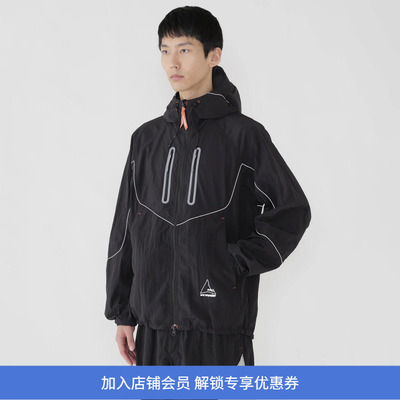 ROA x and wander ripstop wnd jacket 联名款防水防风连帽夹克