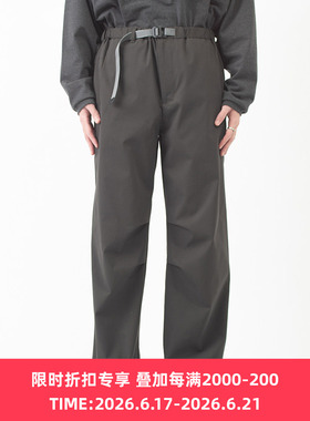 F/CE TECHNICAL STRETCH TROUSERS 机能性阔腿裤