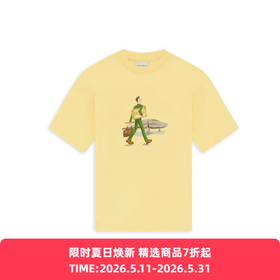Drole De Monsieur T-Shirt L'Homme Au Tableau 法式度假风T恤