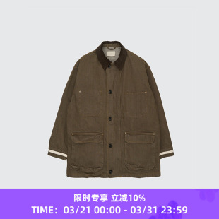 Denim 牛仔廓形工装 Coverall Coat 大衣外套 Half YOKE