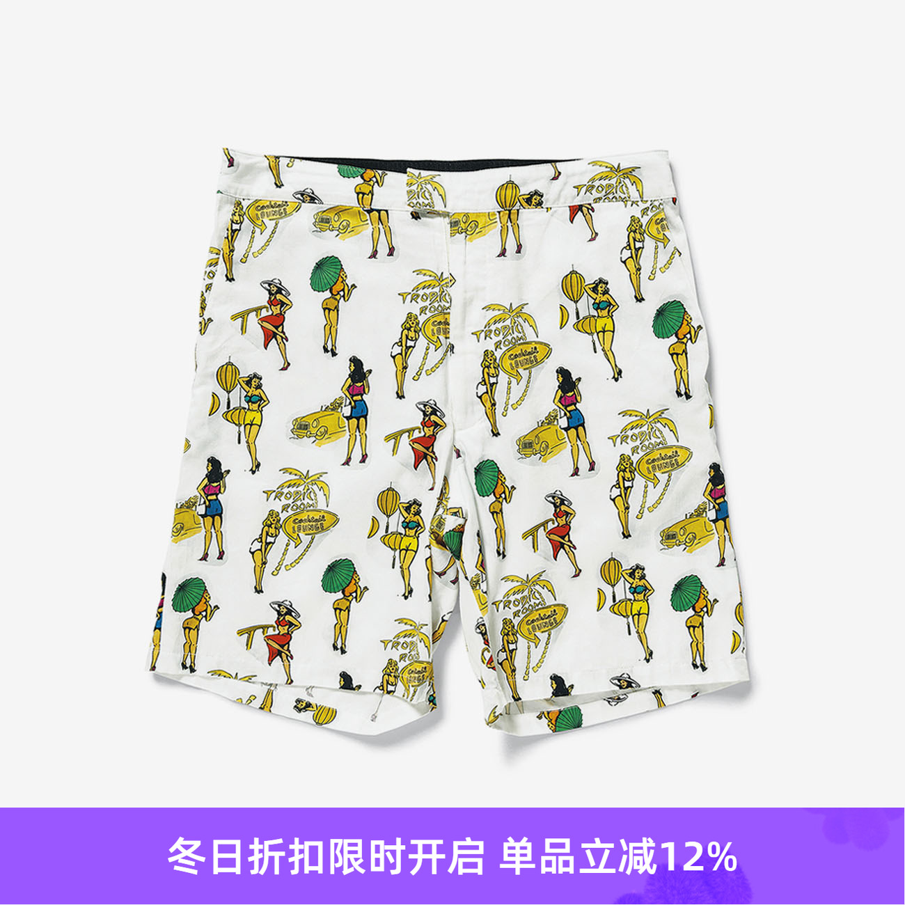 WTAPS.SATIN.TEXTILE短裤