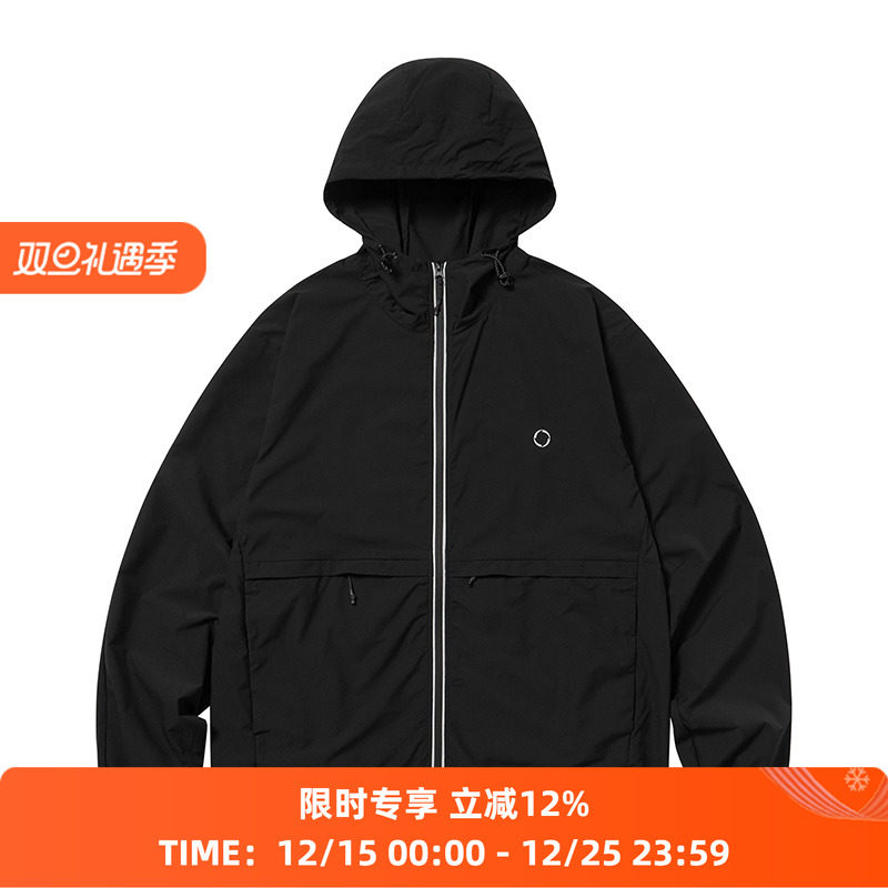 WHEELSandWIND连帽运动夹克