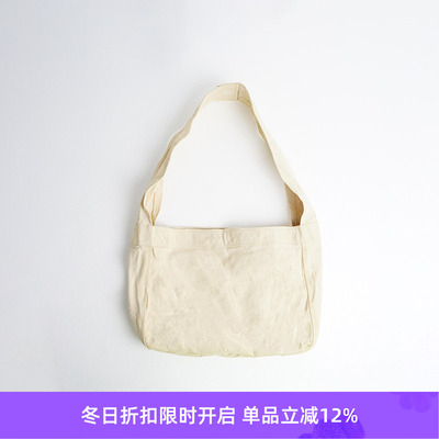 Alternative Country News Boy 美式复古帆布斜挎包