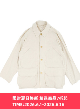 blurhms Silk/Cotton Nep Hunting Jacket 丝绵混纺猎装夹克