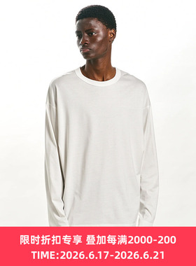 Markaware COMFORT FIT TEE L/S 埃及有机长绒棉长袖圆领T恤