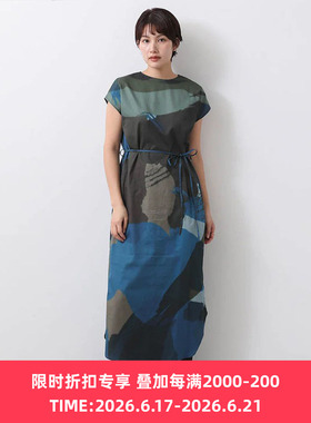 blurhms Cotton Silk Sleeveless 女装丝棉混纺柔软无袖连衣裙