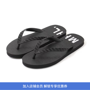 MHL NATURAL RUBBER 日本产女式夹脚拖鞋沙滩凉鞋