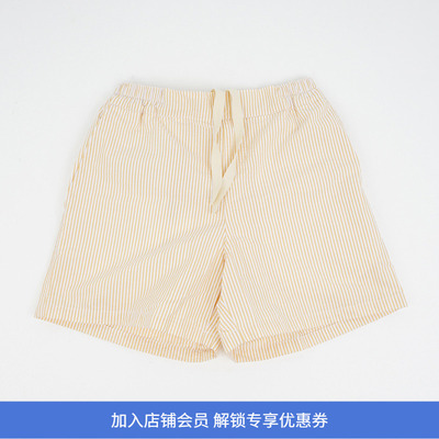 Howlin SHORTS SEERSUCKER STRIPES 比利时制女装透气泡泡纱短裤