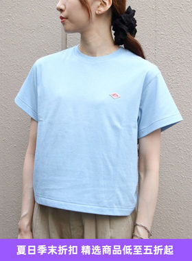 DANTON T/C SHORT T-SHIRT 女装宽松廓形圆领短袖T恤
