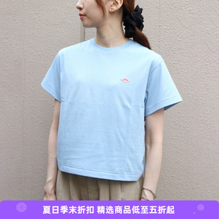 DANTON T/C SHORT T-SHIRT 女装宽松廓形圆领短袖T恤