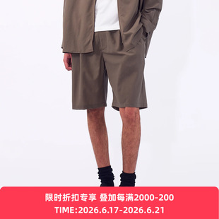 YOKE Wool Washer Tropical 2Pleated 夏季羊毛凉爽细腻双摺短裤