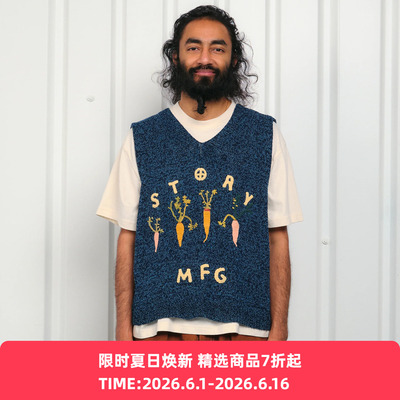 Story mfg PARTY VEST 有机棉马甲