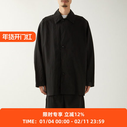 N.HOOLYWOOD SHORT BALMACAAN COAT 短款轻盈廓型大衣外套